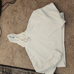 White hoodie